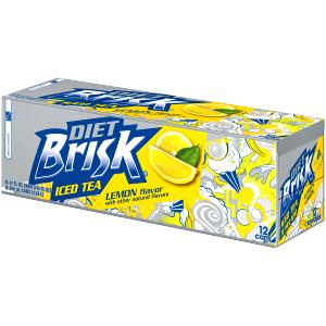1 can (12 oz) Diet Brisk Iced Tea