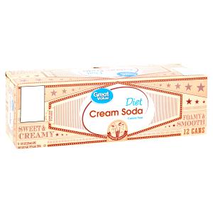 1 can (12 oz) Diet Cream Soda