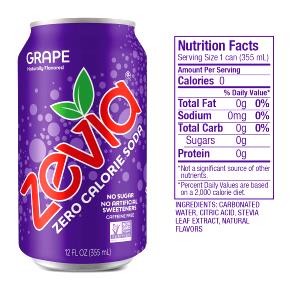 1 can (12 oz) Diet Grape Soda (Can)