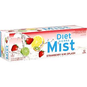 1 can (12 oz) Diet Sierra Mist Strawberry Kiwi Splash