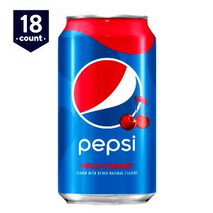 1 can (12 oz) Wild Cherry Pepsi (Can)