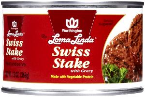1 Can (13 Oz) Meatless Swiss Steak with Gravy