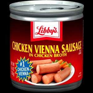 1 can (130 g) Chicken Vienna Sausage