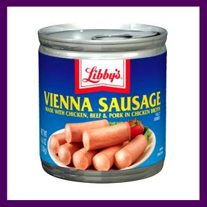 1 can (130 g) Vienna Sausages
