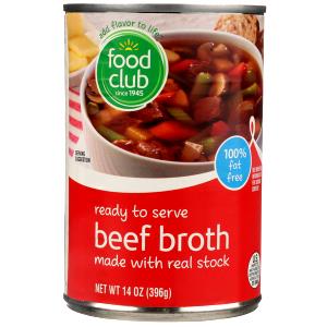 1 Can (14 Oz), Ready-to-serve Beef Broth, Bouillon or Consomme