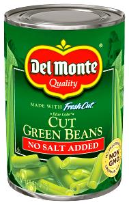 1 Can (15.5 Oz) Yields Cooked Green String Beans (from Canned)