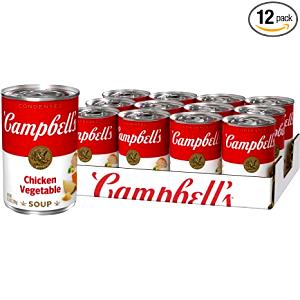 1 Can (19 Oz), Ready-to-serve Chunky Chicken Vegetable Soup (Canned, Condensed)