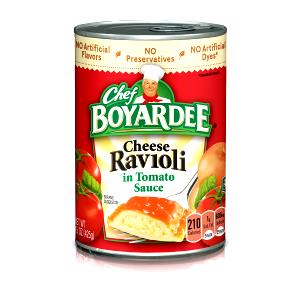 1 Can (242.0 G) Cheese Ravioli, canned