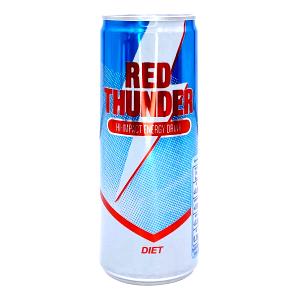 1 can (250 ml) Sugar Free Red Thunder Energy Drink