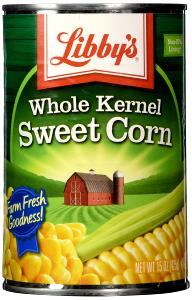1 Can (303 X 406) White Sweet Corn (Whole Kernel, No Salt Added, Solids and Liquids, Canned)