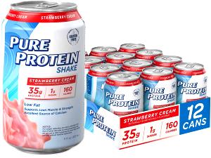 1 can (325 ml) High Protein Meal on the Go Shake - Extra Creamy Strawberry