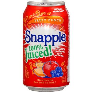 1 can (340 ml) Fruit Punch 100% Juiced!