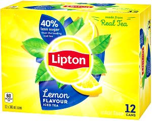 1 can (340 ml) Iced Tea with Natural Lemon Flavors