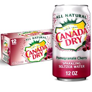 1 can (355 ml) Pomegranate Cherry Sparkling Seltzer Water