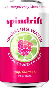1 can (355 ml) Raspberry Lime Sparkling Water