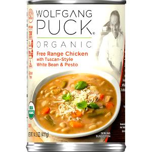 1 can (411 g) Free Range Chicken with Tuscan-Style White Bean & Pesto Soup