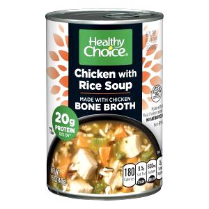 1 can (425 g) Chicken with Rice Soup Made with Bone Broth