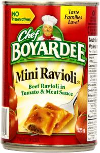 1 can (425 g) Mini Ravioli