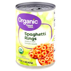 1 can (425 g) Organic Spaghetti Rings