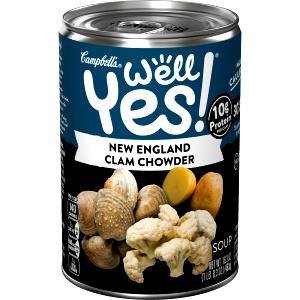 1 can (463 g) Well Yes! New England Clam Chowder