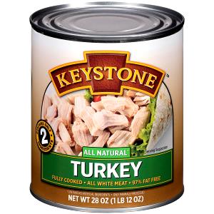1 Can (5 Oz) Yields Canned Turkey
