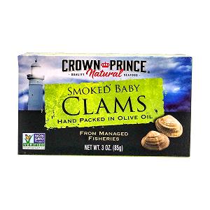 1 can (65 g) Smoked Baby Clams in Olive Oil