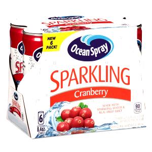 1 can (8.4 oz) Diet Sparkling Cranberry