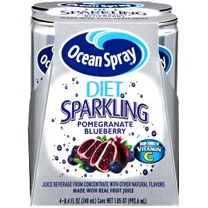 1 can (8.4 oz) Diet Sparkling Pomegranate Blueberry