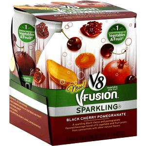 1 can (8.4 oz) V-Fusion Sparkling Black Cherry Pomegranate
