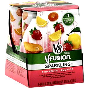 1 can (8.4 oz) V-Fusion Sparkling Strawberry Lemonade