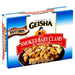 1 can (85 g) Fancy Whole Smoked Clams