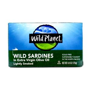 1 can (85 g) Wild Sardines in Extra Virgin Olive Oil