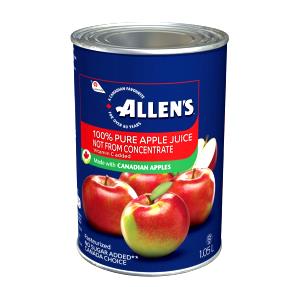1 Can Apple Juice, Canned