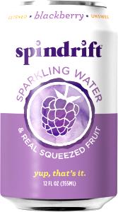 1 can Blackberry Sparkling Water