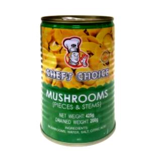 1 can drained (226 g) Canned Pieces & Stems Mushrooms