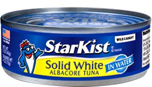 1 can drained (3 oz) Premium Solid White Albacore Tuna in Water