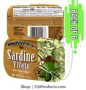 1 can drained (3.75 oz) Sardines in Olive Oil