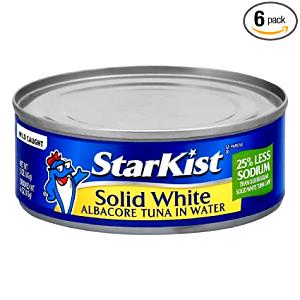 1 can drained (76 g) Solid White Albacore in Water