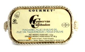 1 can drained (80 g) Mackerel in Olive Oil
