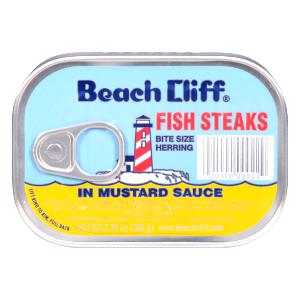 1 Can Fish Steaks İn Mustard Sauce