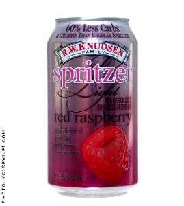 1 can Light Fruit Juice Spritzers - Red Raspberry