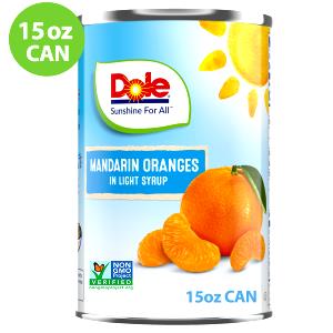 1 Can Mandarin Orange İn Light Syrup, Canned