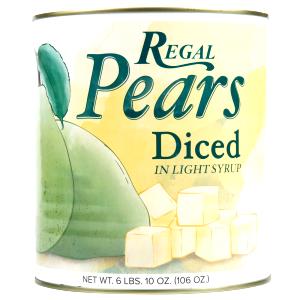 1 Can Pear Dices İn Extra Light Syrup, Canned