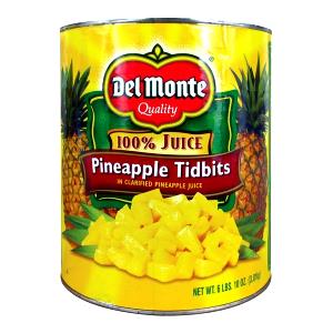 1 Can Pineapple, Tidbits İn Juice, Canned