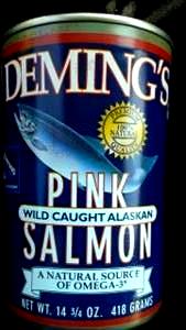 1 Can Pink Salmon (Solids with Bone and Liquid, Canned)