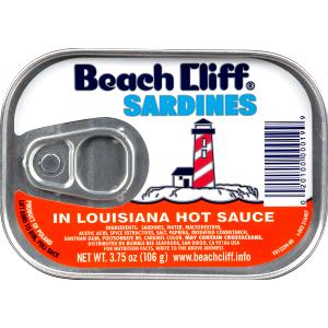 1 can Sardines in Louisiana Hot Sauce