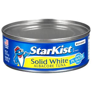 1 Can Solid White Albacore Tuna İn Water, Canned, 3 Oz