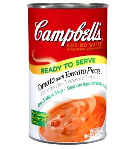 1 Can Tomato W/Tomato Pieces Soup, Low Sodium, Rts