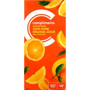 1 can Unsweetened Orange Juice from Concentrate