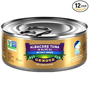 1 Can White Tuna Fish (Drained Solids In Oil, Without Salt, Canned)